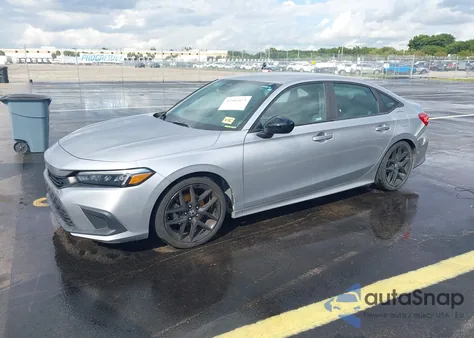 2022 Honda Civic Sport из США, поврежденный, VIN 2HGFE2F55NH538756